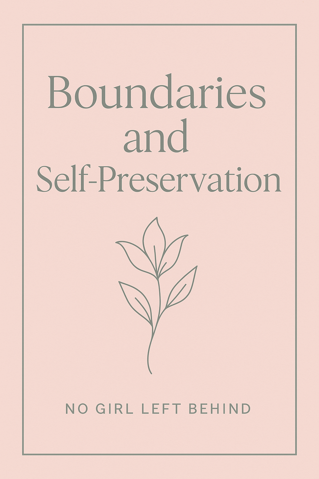 Downloadable Empowerment Workbook (Boundaries, Self Sabotage, People Pleasing, Self-preservation)