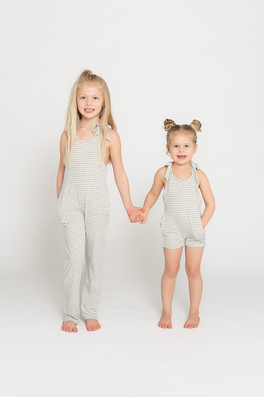 Girls Bamboo Rompers